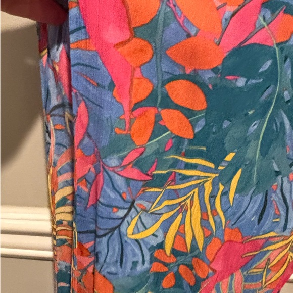 Women's Kona Sol Hawaiian Beaxh Cover Up Wide Leg Pants - Size Small NWOT - Picture 4 of 12